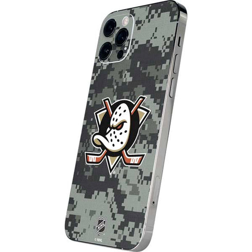 NHL Anaheim Ducks Camo iPhone 12 Pro Skin