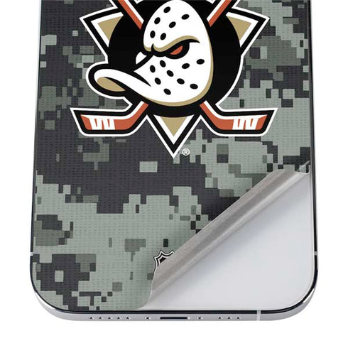 NHL Anaheim Ducks Camo iPhone 12 Pro Skin