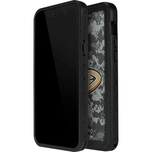 NHL Anaheim Ducks Camo iPhone 12 Pro Waterproof Case