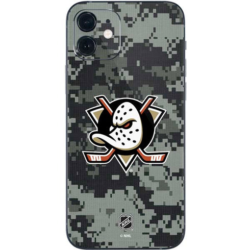 NHL Anaheim Ducks Camo iPhone 12 Skin