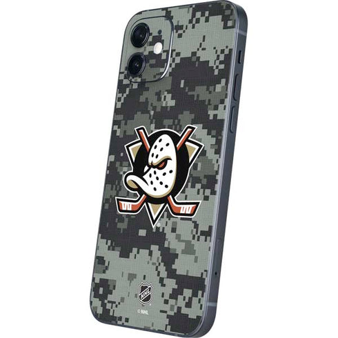 NHL Anaheim Ducks Camo iPhone 12 Skin