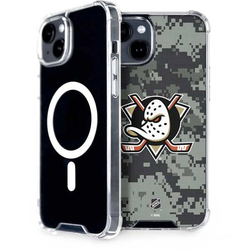 NHL Anaheim Ducks Camo iPhone 13 MagSafe Case