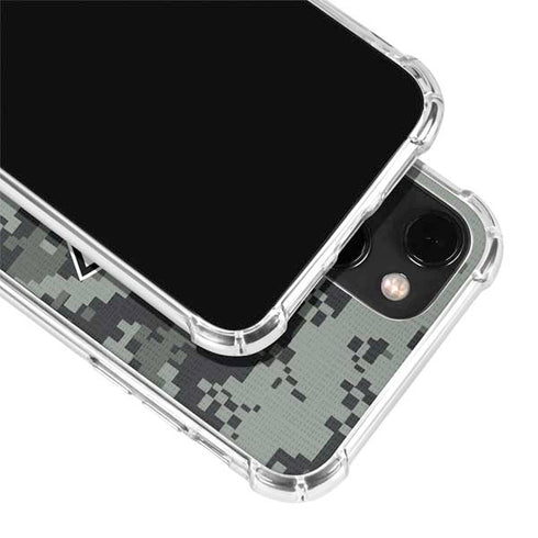 NHL Anaheim Ducks Camo iPhone 13 Mini Clear Case