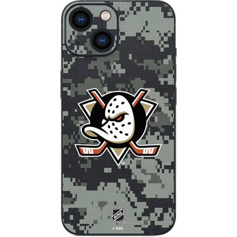 NHL Anaheim Ducks Camo iPhone 13 Mini Skin