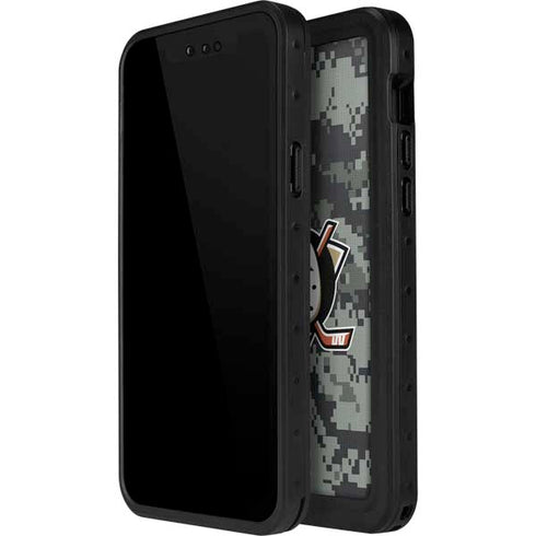 NHL Anaheim Ducks Camo iPhone 13 Mini Waterproof Case