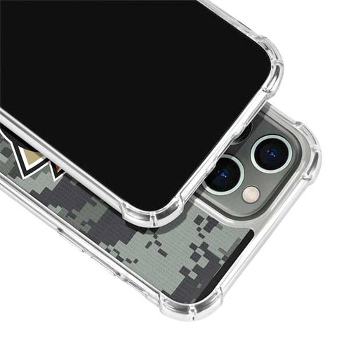 NHL Anaheim Ducks Camo iPhone 13 Pro Max Clear Case