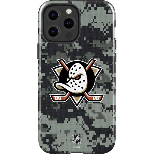 NHL Anaheim Ducks Camo iPhone 13 Pro Max Impact Case