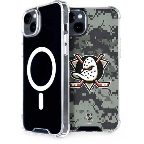 NHL Anaheim Ducks Camo iPhone 14 MagSafe Case
