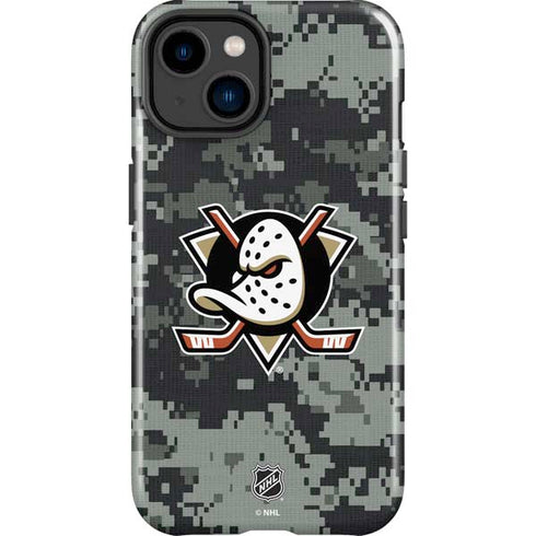 NHL Anaheim Ducks Camo iPhone 14 Plus Impact Case