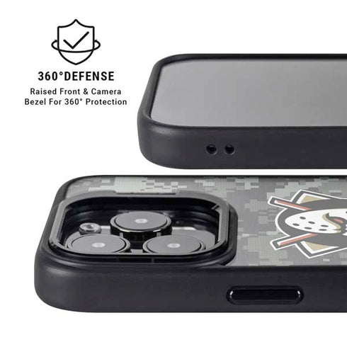 NHL Anaheim Ducks Camo iPhone 14 Pro Kickstand Case