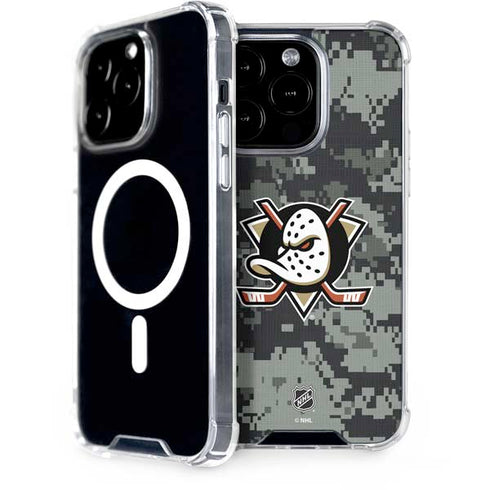 NHL Anaheim Ducks Camo iPhone 14 Pro MagSafe Case