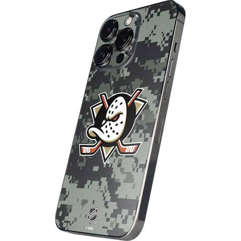 NHL Anaheim Ducks Camo iPhone 14 Pro Skin