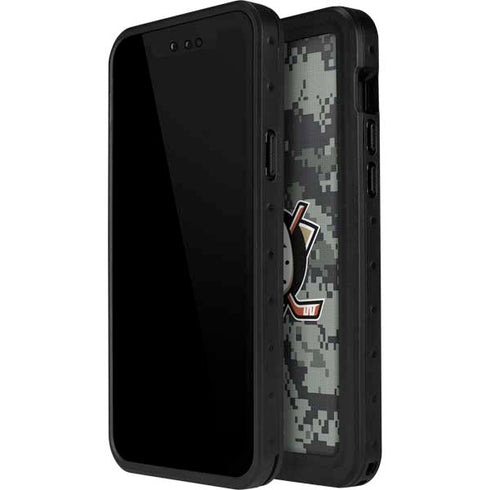 NHL Anaheim Ducks Camo iPhone 14 Pro Waterproof Case
