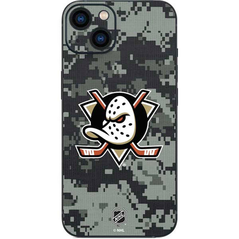 NHL Anaheim Ducks Camo iPhone 14 Skin