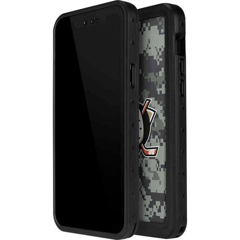 NHL Anaheim Ducks Camo iPhone 15 Plus Waterproof Case