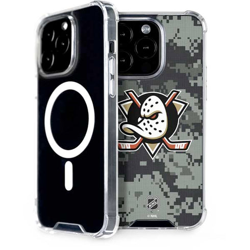 NHL Anaheim Ducks Camo iPhone 15 Pro MagSafe Case