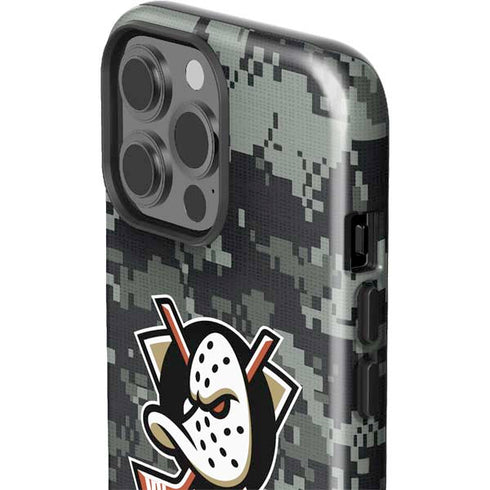 NHL Anaheim Ducks Camo iPhone 15 Pro Max Impact Case