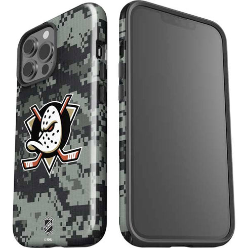 NHL Anaheim Ducks Camo iPhone 15 Pro Max Impact Case