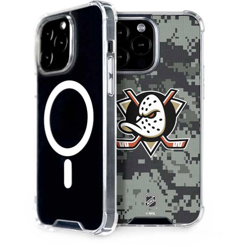 NHL Anaheim Ducks Camo iPhone 15 Pro Max MagSafe Case