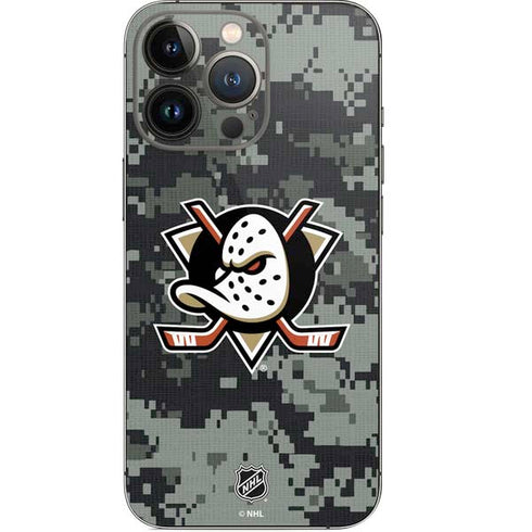 NHL Anaheim Ducks Camo iPhone 15 Pro Skin
