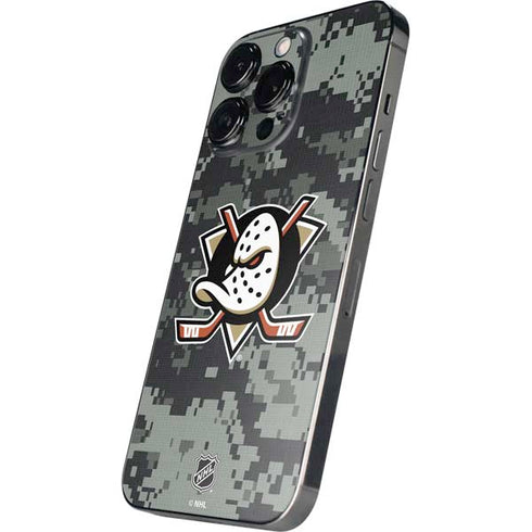 NHL Anaheim Ducks Camo iPhone 15 Pro Skin