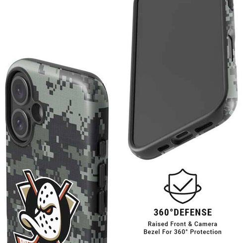 NHL Anaheim Ducks Camo iPhone 16 Plus Magsafe Impact Case