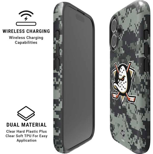 NHL Anaheim Ducks Camo iPhone 16 Plus Magsafe Impact Case