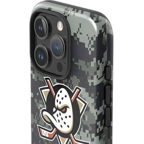 NHL Anaheim Ducks Camo iPhone 16 Pro Impact Case
