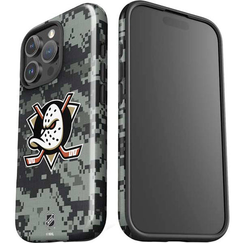 NHL Anaheim Ducks Camo iPhone 16 Pro Impact Case