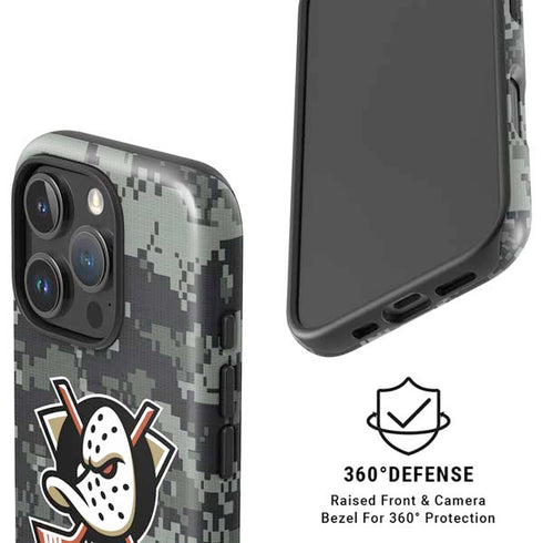 NHL Anaheim Ducks Camo iPhone 16 Pro Magsafe Impact Case
