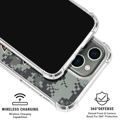 NHL Anaheim Ducks Camo iPhone 16 Pro Max Clear Case