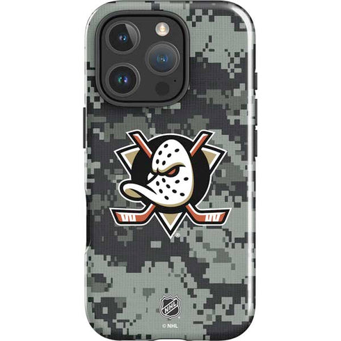 NHL Anaheim Ducks Camo iPhone 16 Pro Max Impact Case