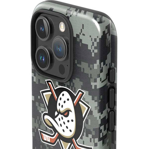 NHL Anaheim Ducks Camo iPhone 16 Pro Max Impact Case
