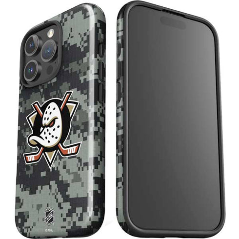 NHL Anaheim Ducks Camo iPhone 16 Pro Max Impact Case