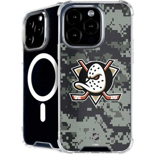 NHL Anaheim Ducks Camo iPhone 16 Pro Max MagSafe Case