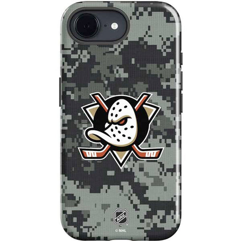 NHL Anaheim Ducks Camo iPhone 16e Impact Case