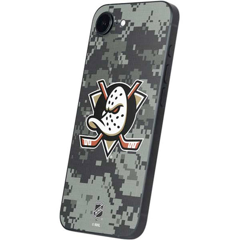 NHL Anaheim Ducks Camo iPhone 16e Skin
