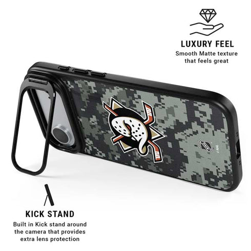 NHL Anaheim Ducks Camo iPhone 17 Air Kickstand Case