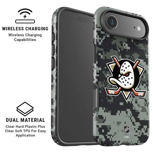 NHL Anaheim Ducks Camo iPhone 17 Air Magsafe Impact Case