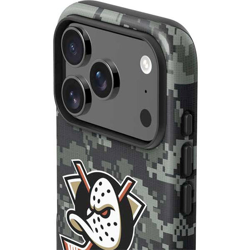 NHL Anaheim Ducks Camo iPhone 17 Pro Max Impact Case
