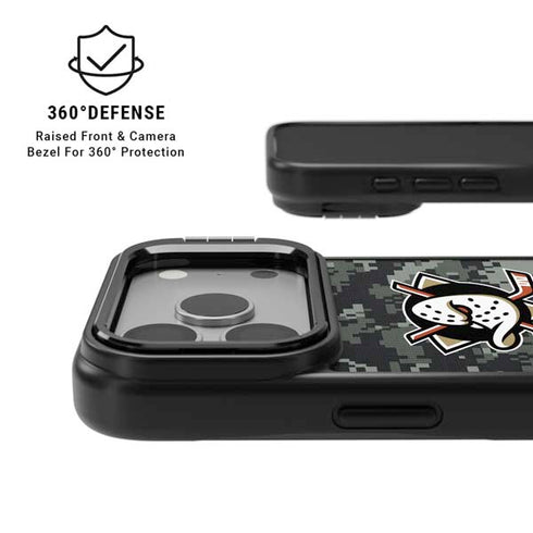 NHL Anaheim Ducks Camo iPhone 17 Pro Max Kickstand Case