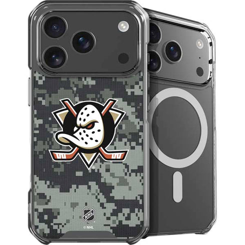 NHL Anaheim Ducks Camo iPhone 17 Pro Max MagSafe Case