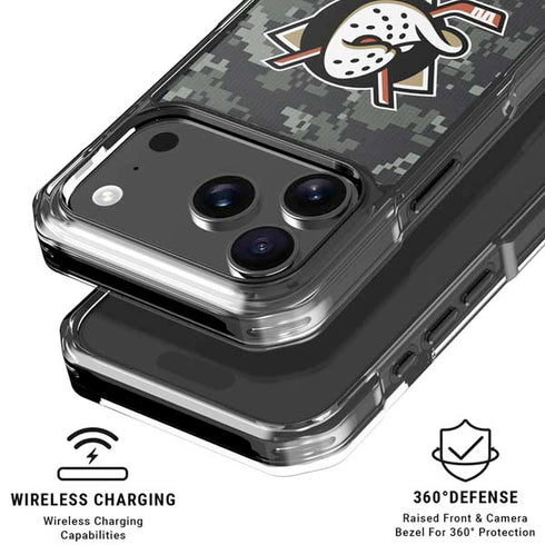 NHL Anaheim Ducks Camo iPhone 17 Pro Max MagSafe Case