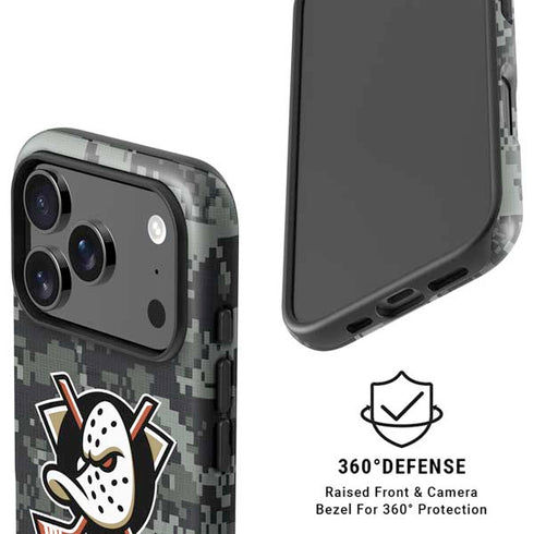 NHL Anaheim Ducks Camo iPhone 17 Pro Max Magsafe Impact Case