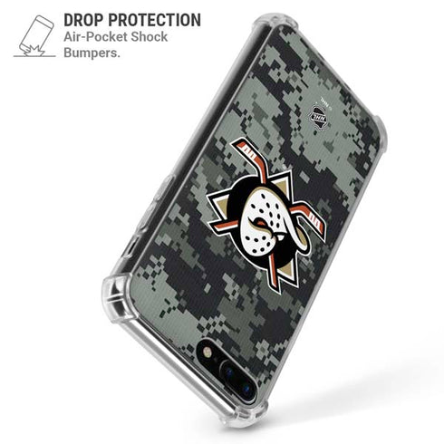 NHL Anaheim Ducks Camo iPhone 7/8 Plus Clear Case