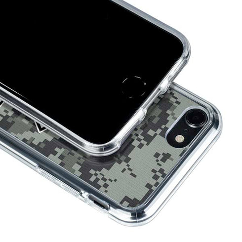 NHL Anaheim Ducks Camo iPhone SE (2nd & 3rd Gen) Clear Case