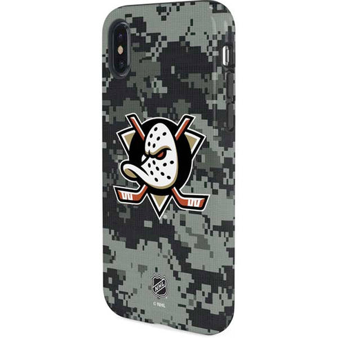 NHL Anaheim Ducks Camo iPhone X Pro Case