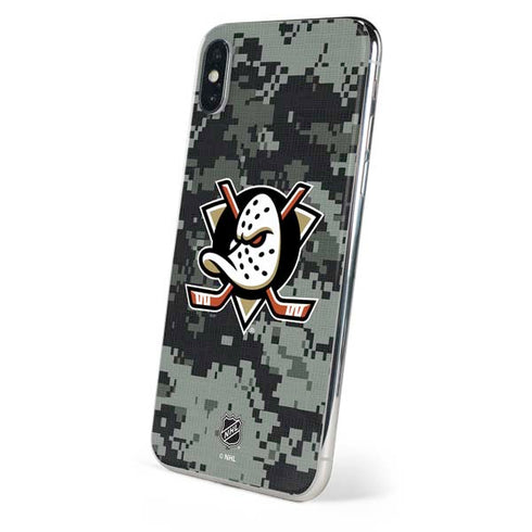 NHL Anaheim Ducks Camo iPhone X Skin