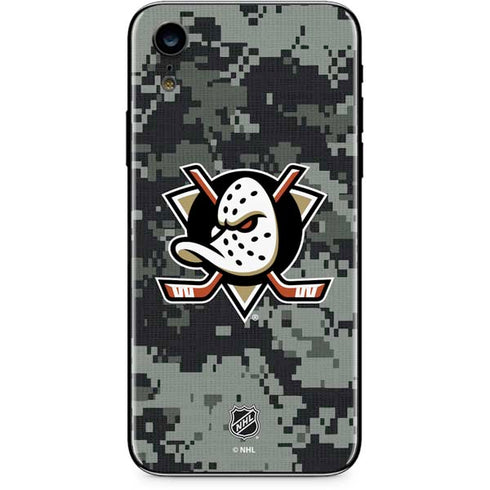 NHL Anaheim Ducks Camo iPhone XR Skin