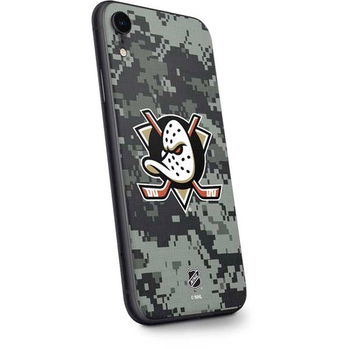 NHL Anaheim Ducks Camo iPhone XR Skin